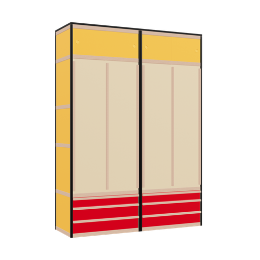 [f166098] Furniture (220.8x160x52 cm)