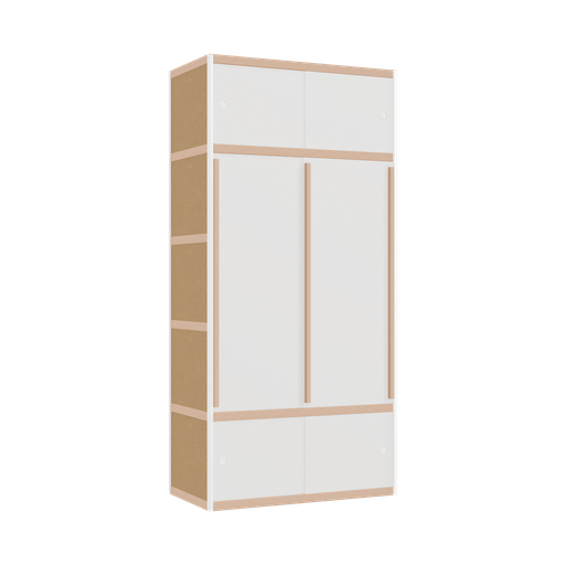 [400535185] Kleerkast (209x100x52 cm)