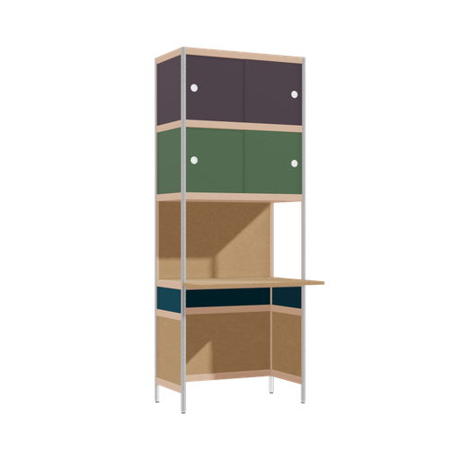 [400535243] Cantilevered desk (206.5x80x63.6 cm)