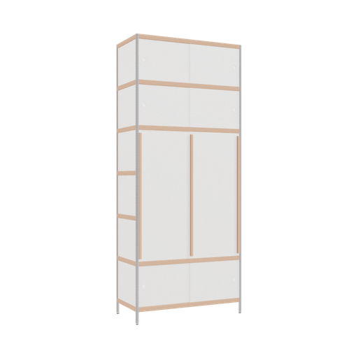 [400535343] Wardrobe (261x110x52 cm)