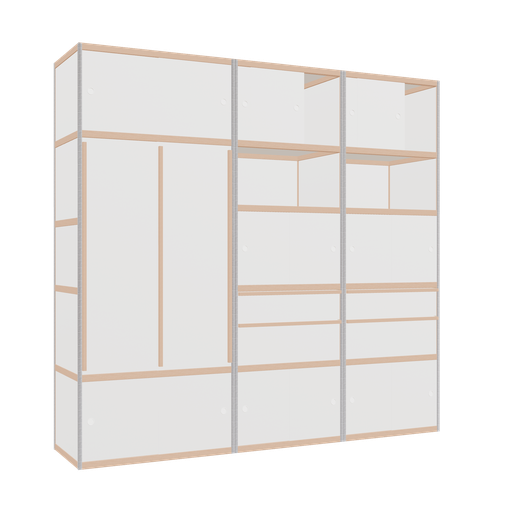 [f166201] Furniture (249x260x62 cm)