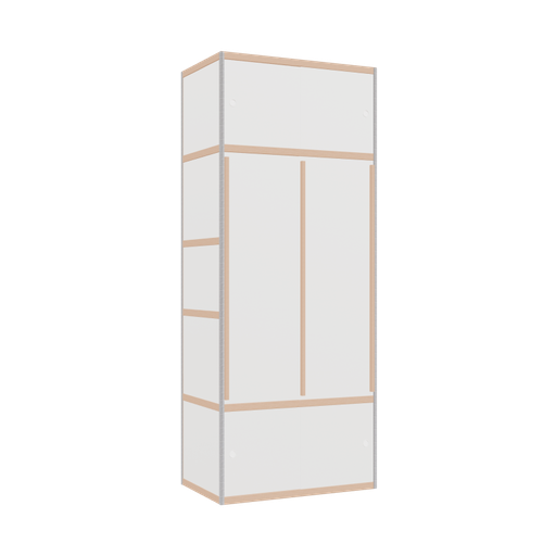 [400535385] Penderie (249x100x62 cm)