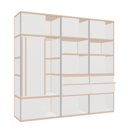 [f166202] Furniture (249x260x62 cm)