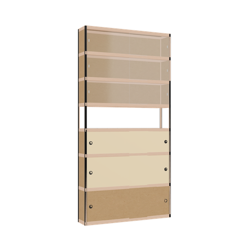 [400535408] Display cabinet (241x120x25 cm)