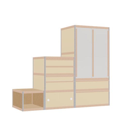 [f166214] Furniture (158x184x62 cm)