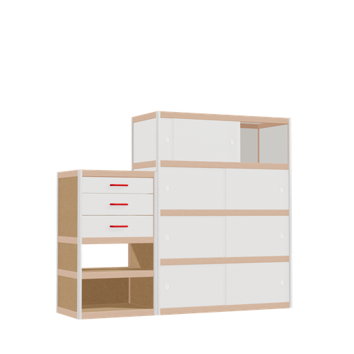 [f166215] Furniture (128x152x42 cm)