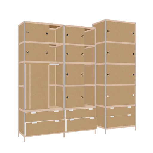 [f166219] Furniture (269x260x62 cm)