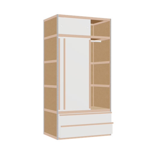[400535449] Wardrobe (199x100x62 cm)