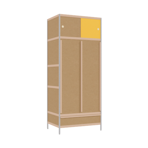 [400535546] Kleerkast (220x90x62 cm)