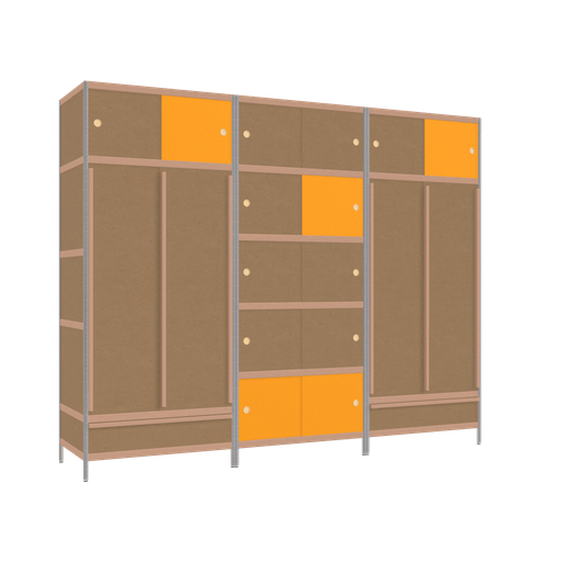 [f166240] Furniture (220x270x62 cm)