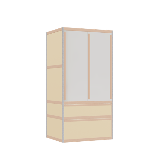 [400535616] Kleerkast (158x80x62 cm)