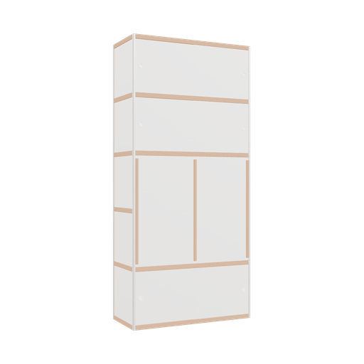 [400535627] Kleerkast (259x120x52 cm)