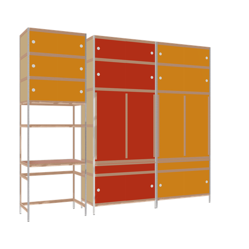 [f166266] Furniture (248.5x280x52 cm)