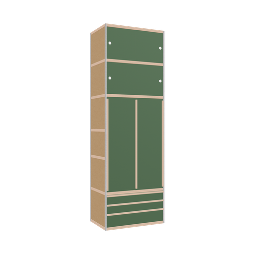 [400535634] Kleerkast (300x100x62 cm)