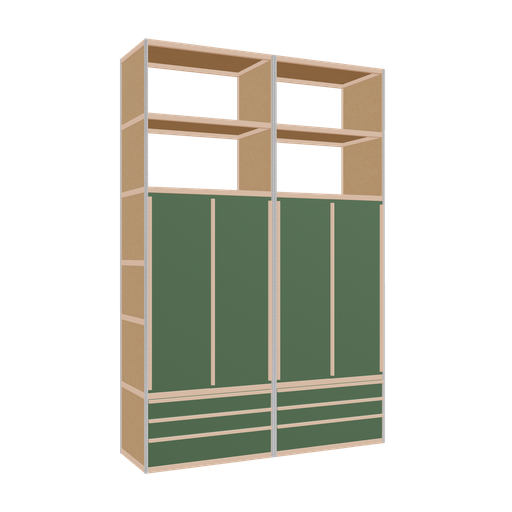 [f166268] Furniture (300x200x62 cm)