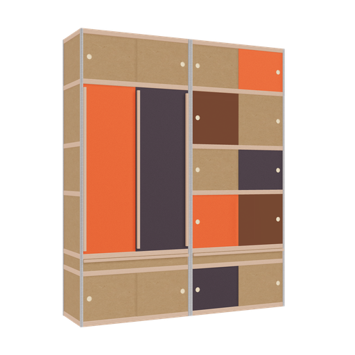 [f166287] Furniture (243x200x52 cm)