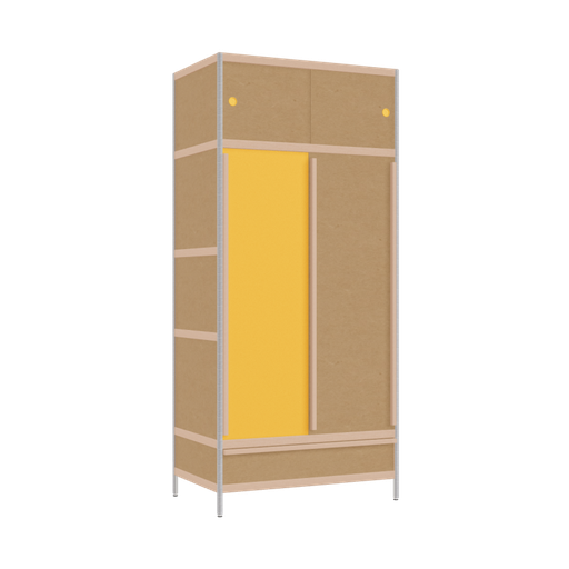 [400535695] Kleerkast (220x100x62 cm)