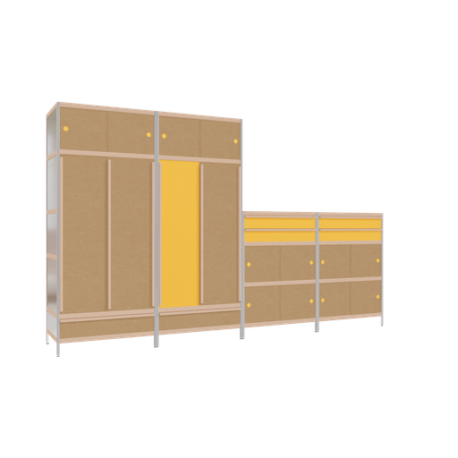 [f166300] Furniture (220x360x62 cm)