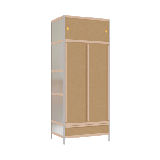 [400535699] Kleerkast (220x90x62 cm)