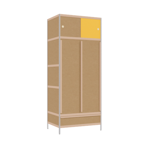 [400535711] Kleerkast (220x90x62 cm)