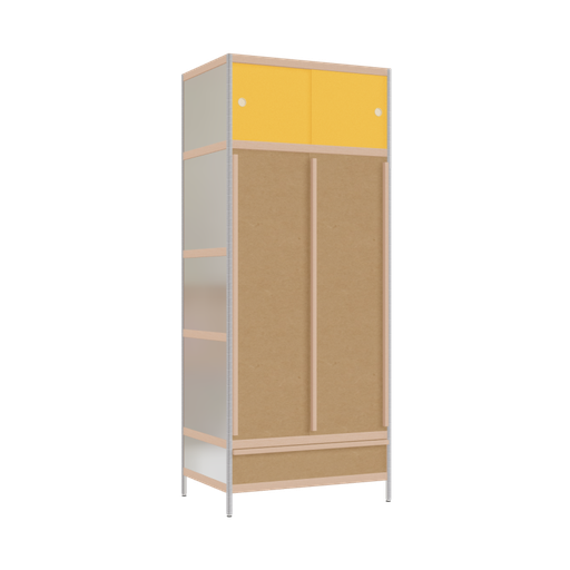 [400535756] Kleerkast (220x90x62 cm)