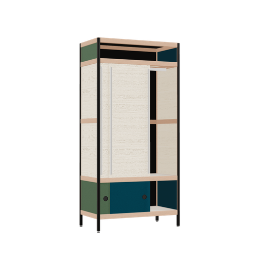 [400535789] Kleerkast (165.5x80x42 cm)