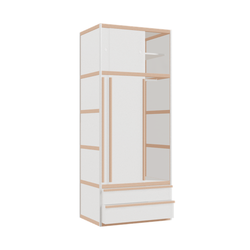 [400535798] Kleerkast (219x90x62 cm)