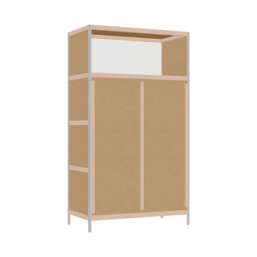 [400535863] Kleerkast (178x100x52 cm)