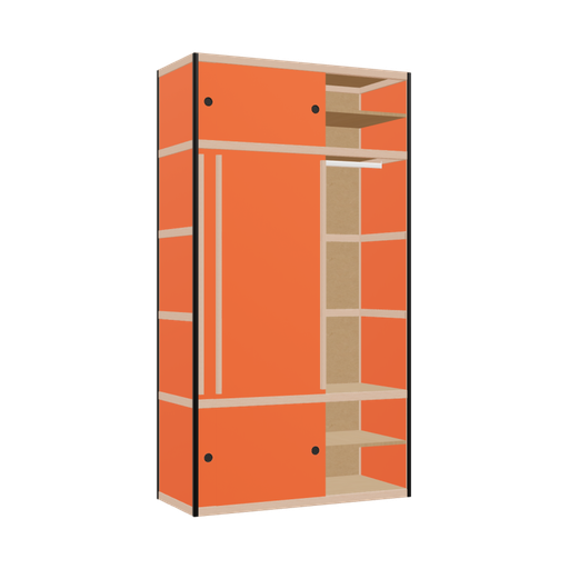 [400535959] Kleerkast (219x120x52 cm)