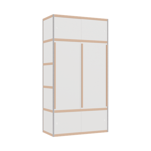 [400535963] Kleerkast (209x110x52 cm)