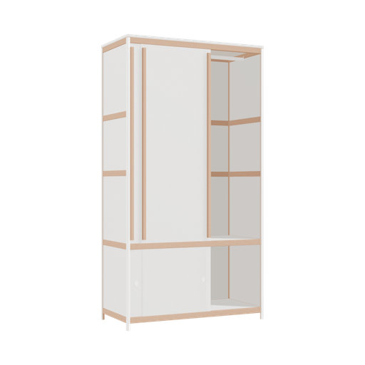 [400536000] Penderie (204.8x110x52 cm)