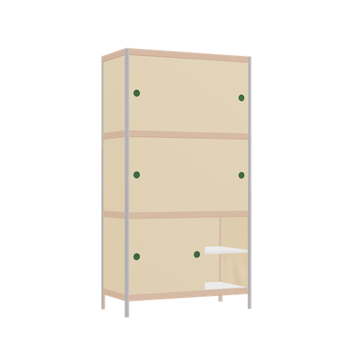 [400536015] Armoire (167x90x42 cm)