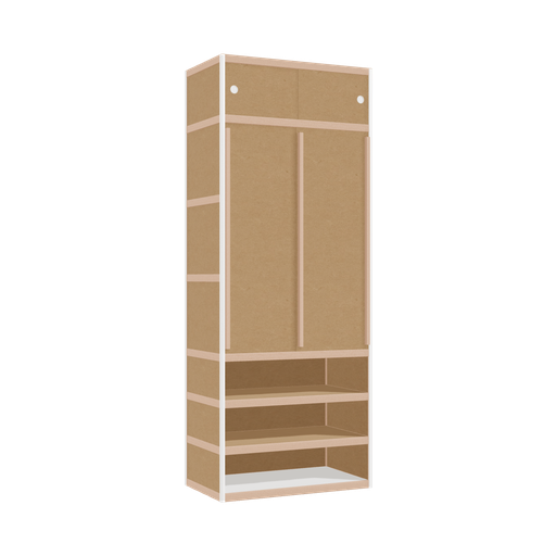 [400536022] Wardrobe (230x90x52 cm)