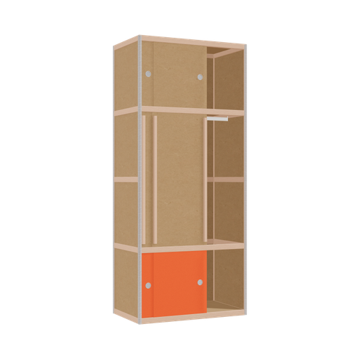 [400536031] Kleerkast (208x90x52 cm)