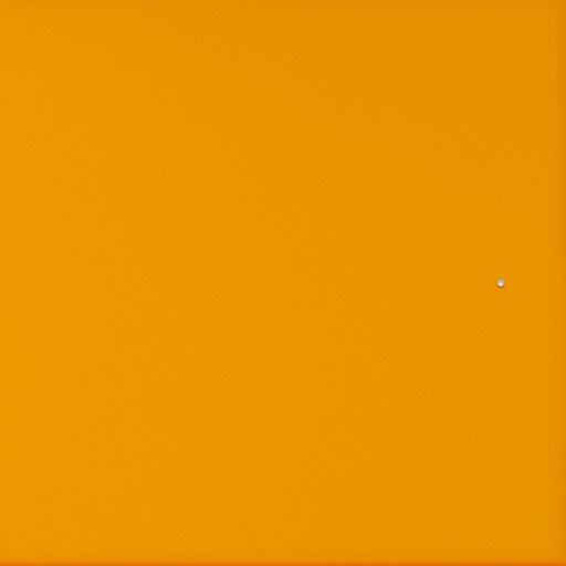 Orange translucent acrylic back panel