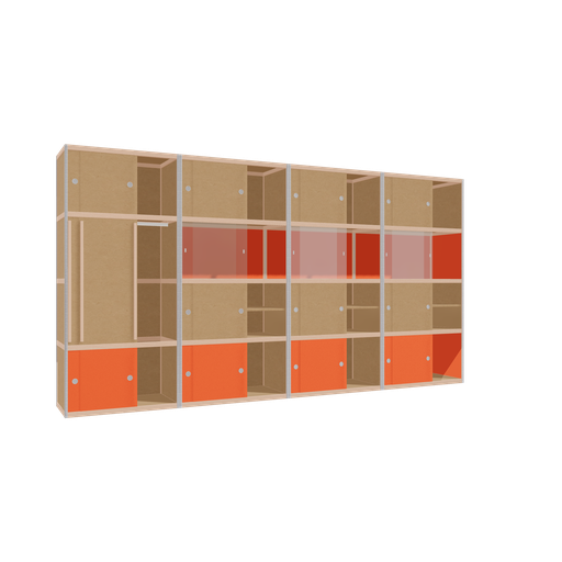 [f166475] Furniture (208x390x52 cm)