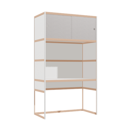 [400536217] Geïntegreerd bureau (209x120x62 cm)