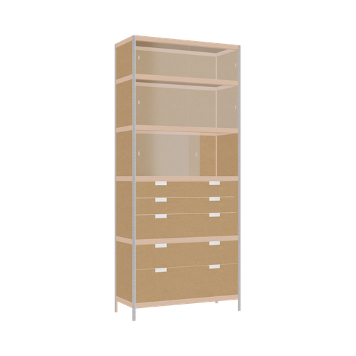 [400536267] Vitrine (229x100x42 cm)