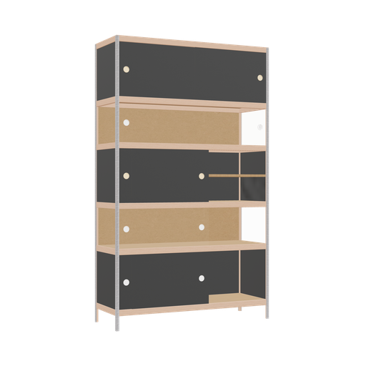 [400536347] Kast (199x120x42 cm)