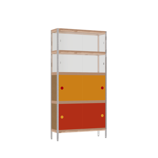 [400536475] Display cabinet (159x80x25 cm)