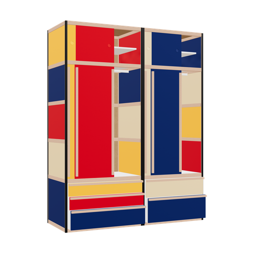 [f166593] Furniture (219x170x62 cm)