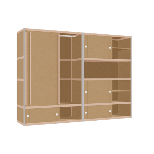 [f166603] Furniture (178x240x52 cm)