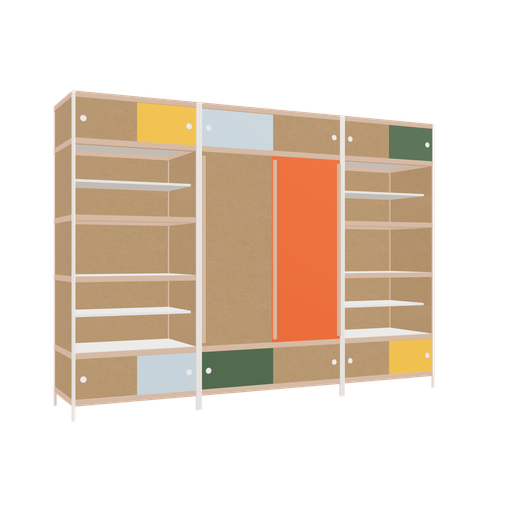 [f166604] Furniture (219x300x62 cm)