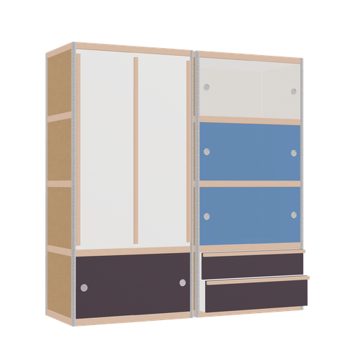 [f166626] Furniture (168x160x52 cm)