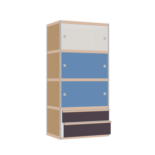 [400536606] Kast (168x80x52 cm)