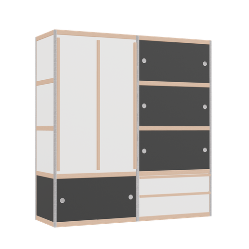 [f166627] Furniture (168x160x52 cm)