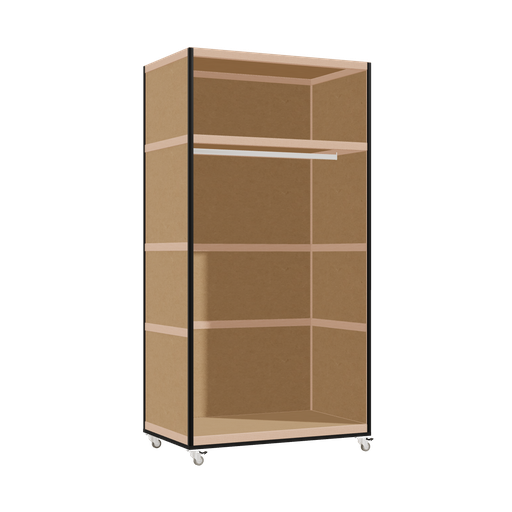 [400536669] Wardrobe (197x100x62 cm)