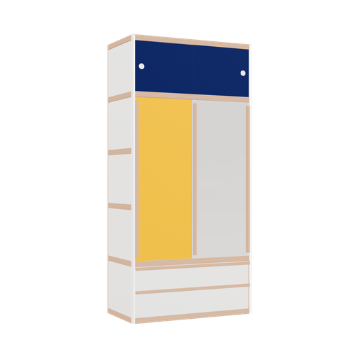 [400536687] Wardrobe (209x100x52 cm)