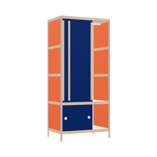 [400536695] Wardrobe (178x80x52 cm)