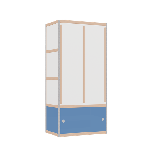 [400536786] Wardrobe (168x80x52 cm)